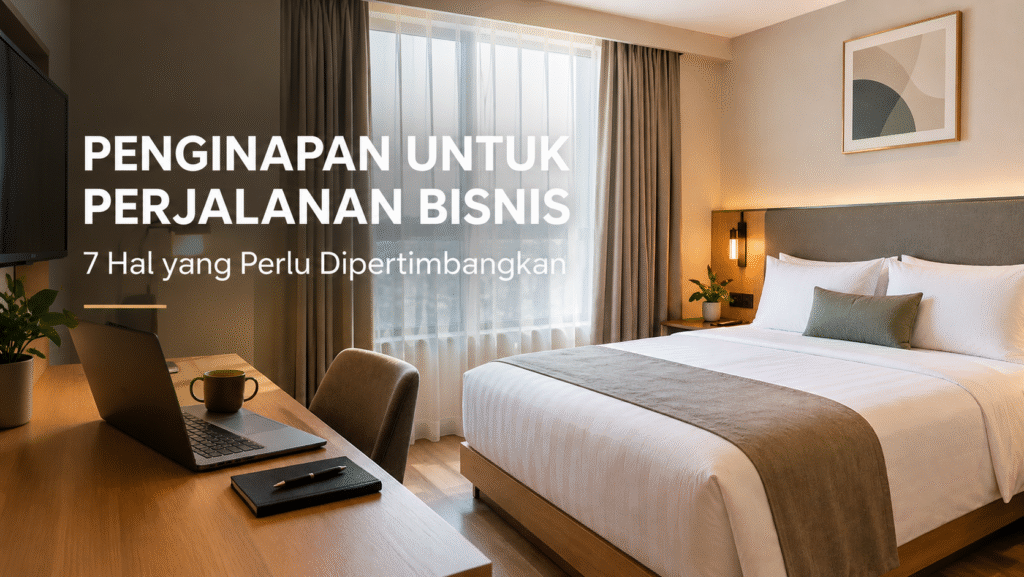 Penginapan untuk perjalanan bisnis dengan kamar modern dan meja kerja di Lume Stay Semarang